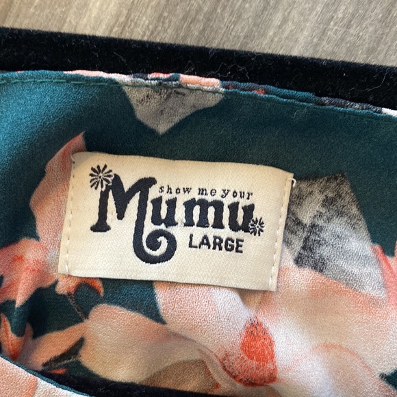 Show Me Your Mumu 2 piece set. Dark green Floral pattern - Picture 4 of 4